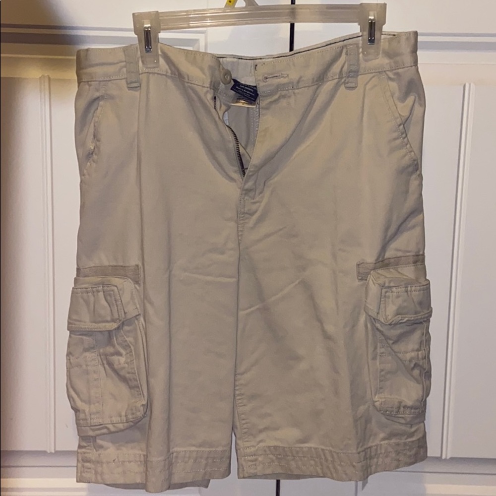 Faded glory vintage orange shorts size 14 husky